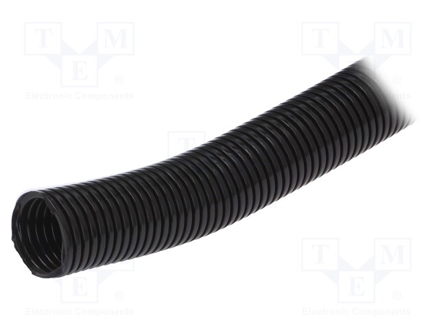 Conduit; ØBraid : 23mm; polyamide; black; Len: 50m; -40÷120°C