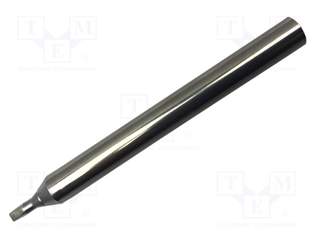 Soldering Iron Tip, Chisel, 2.5 mm