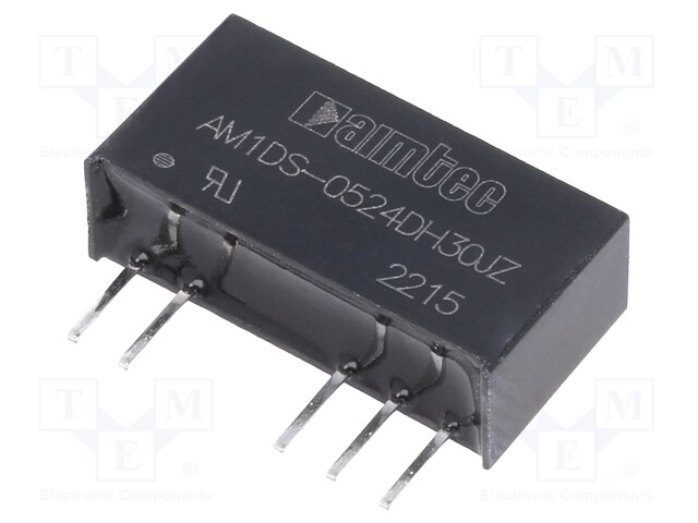 Converter: DC/DC; 1W; Uin: 4.5÷5.5V; Uout: 24VDC; Uout2: -24VDC; SIP7