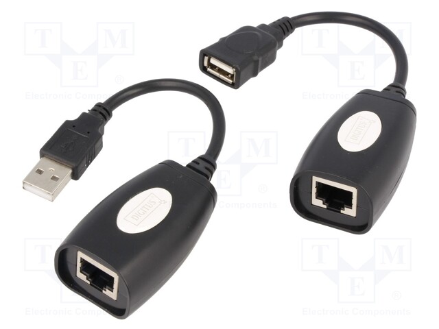 Repeater USB; RJ45 socket,USB A socket