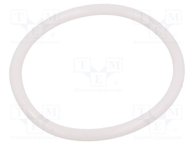 O-ring gasket; silicone; Thk: 3mm; Øint: 40mm; white; -60÷160°C