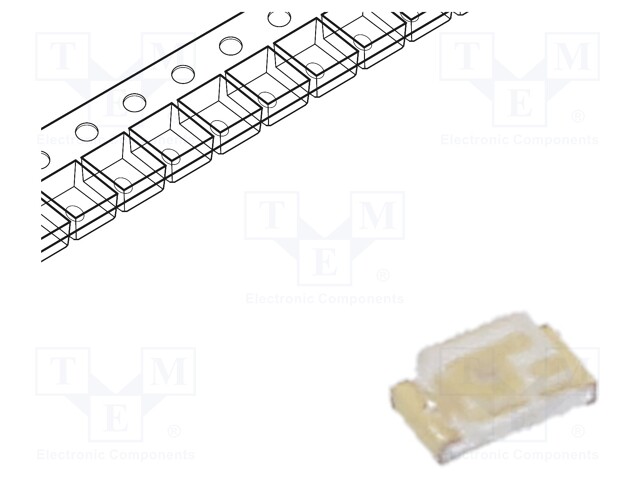 LED; SMD; blue; 10÷32mcd; 1.6x0.8x0.6mm; 120°; 2.7÷3.1V; 5mA; 40mW