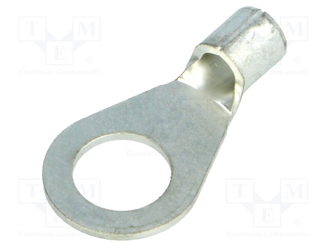 Ring terminal; M8; 2.5÷6mm2; crimped; for cable; non-insulated