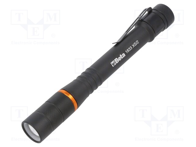 Torch: LED; 133mm; 200lm; black; IP66