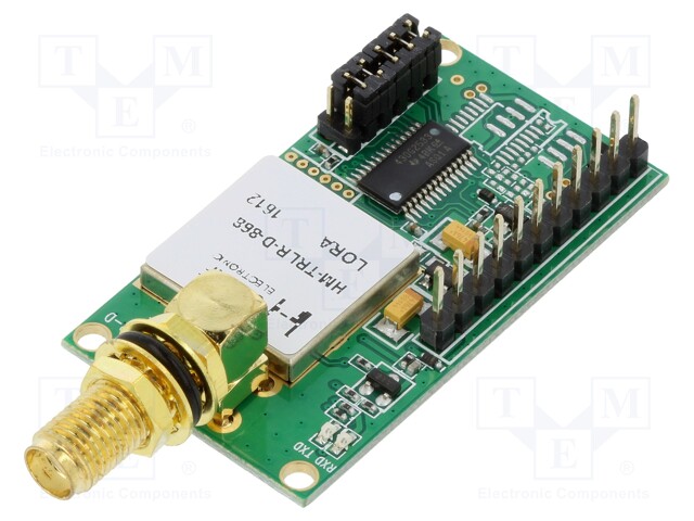 Module: transceiver; RF; FSK,GFSK,LoRa,OOK; 868MHz; TTL,UART