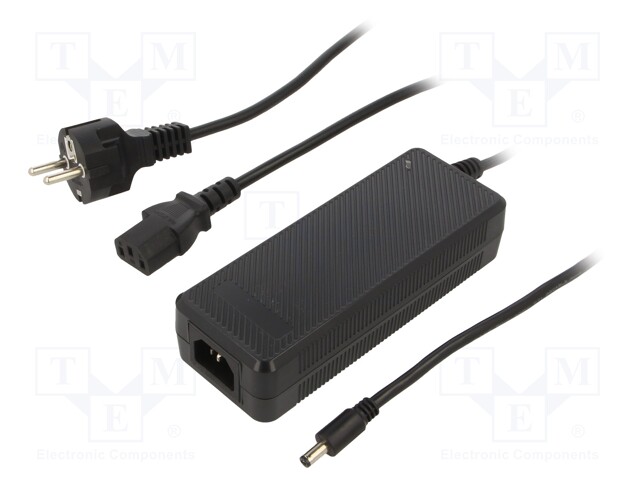 Power supply: switched-mode; 12VDC; 7A; Out: 5,5/2,1; 84W; 1.4m