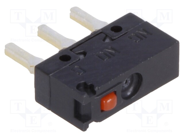 Microswitch SNAP ACTION; without lever; SPDT; 0.1A/30VDC; Pos: 2