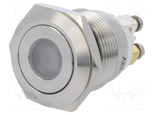 Switch: vandal resistant; Pos: 2; SPST-NO; 0.5A/220VAC; 2A/36VDC