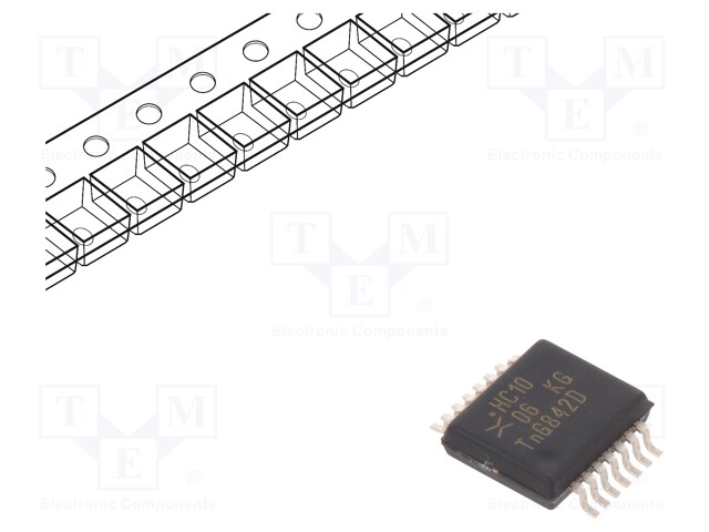 IC: digital; NAND; IN: 3; SMD; SSOP14; Series: HC; 2÷6VDC; -40÷125°C