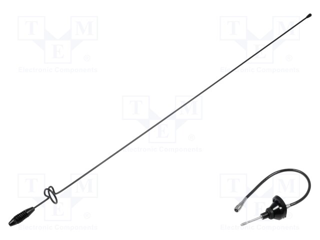 Antenna; mast; 0.778m; AM,FM; 0.3m; Rod inclination: regulated