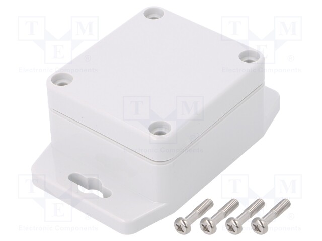 Enclosure: multipurpose; X: 58mm; Y: 64mm; Z: 35mm; with fixing lugs