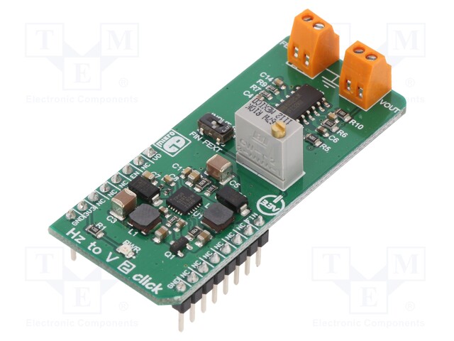 Click board; f/U converter; GPIO; VFC32KU; 3.3VDC