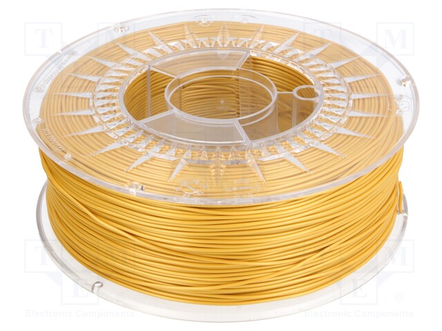 Filament: PLA; 1.75mm; golden; 200÷235°C; 1kg; ±0,05mm