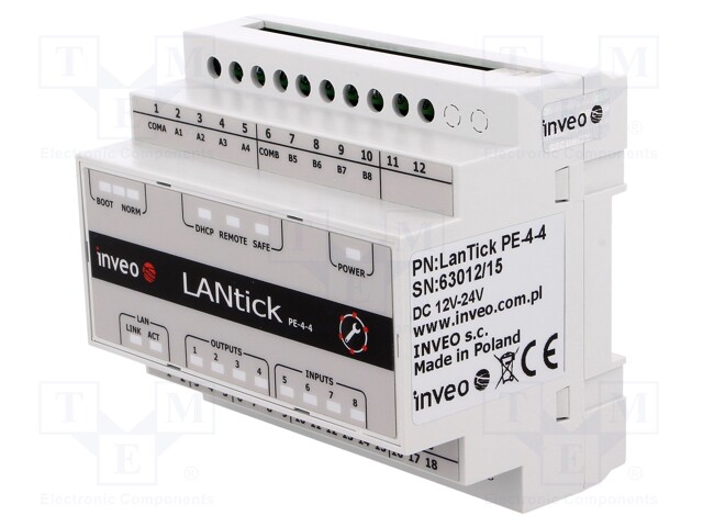 Industrial module: digital input/output; Number of ports: 1