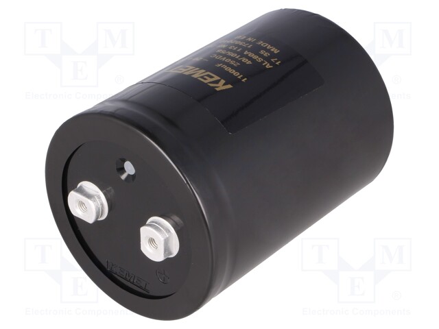 Capacitor: electrolytic; 11000uF; 250VDC; Leads: screw; ESR: 27mΩ