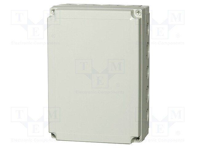 Enclosure: multipurpose; X: 180mm; Y: 255mm; Z: 100mm; MNX; grey; IK08