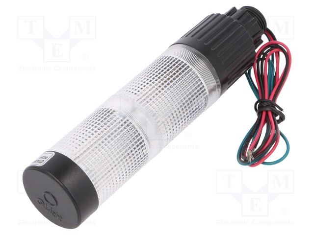 Signaller: signalling column; continuous light; Usup: 24VDC; LED