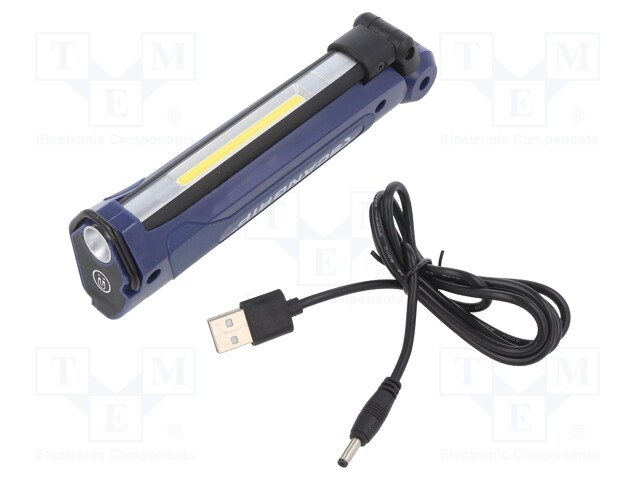 Lamp: inspection lamp; 6000K; IP30; folding,slim; 250lm,500lm