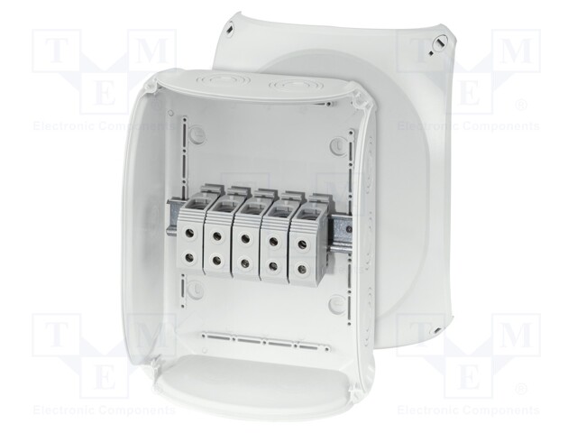 Enclosure: junction box; X: 225mm; Y: 295mm; Z: 122mm; IP66,IP67