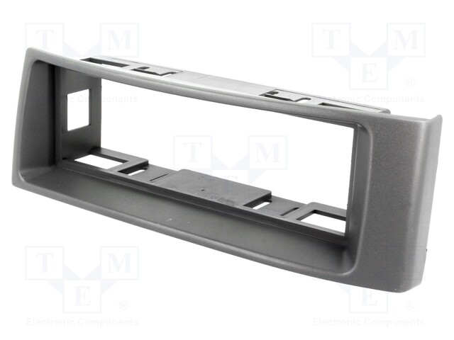 Radio mounting frame; Renault; 1 DIN; anthracite-beige