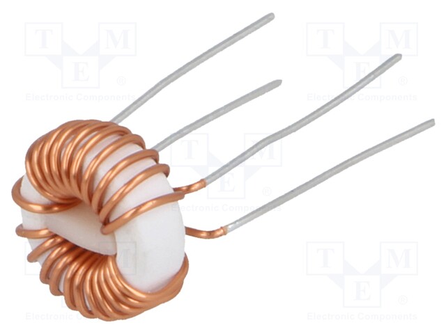 Inductor: wire; THT; 220uH; 2.2A; 30mΩ; 230VAC; 12x5mm; -20÷+50%