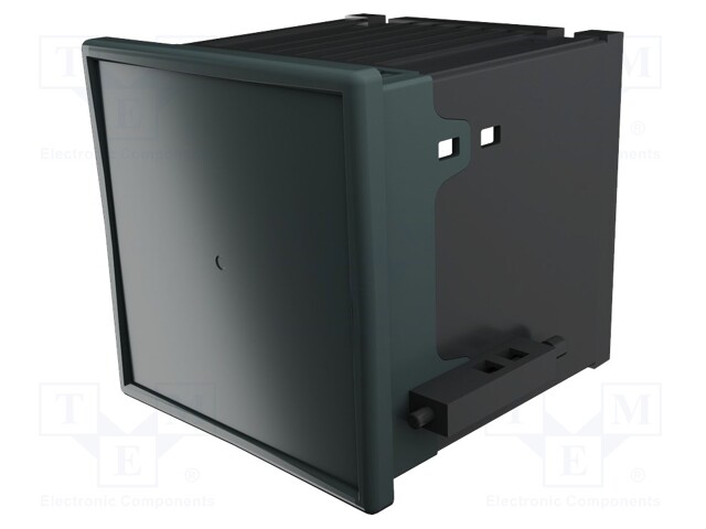 Enclosure: panel; X: 96mm; Y: 96mm; Z: 75mm; ABS + PC,PPO; black
