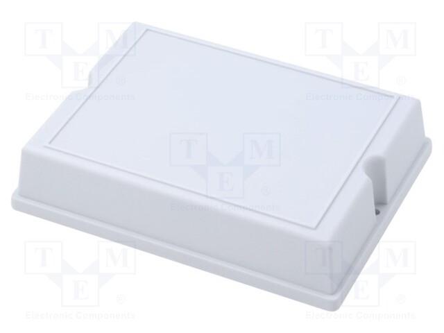 Enclosure: multipurpose; X: 127mm; Y: 93.5mm; Z: 28mm; polystyrene