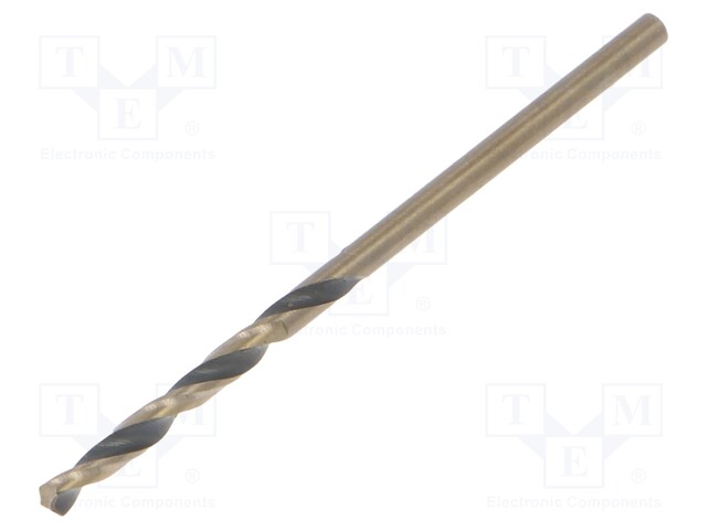 Drill bit; for metal; Ø: 2mm; HSS; Features: grind blade