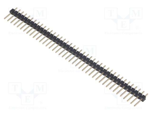 Pin header; pin strips; male; PIN: 40; straight; 2.54mm; THT; 1x40