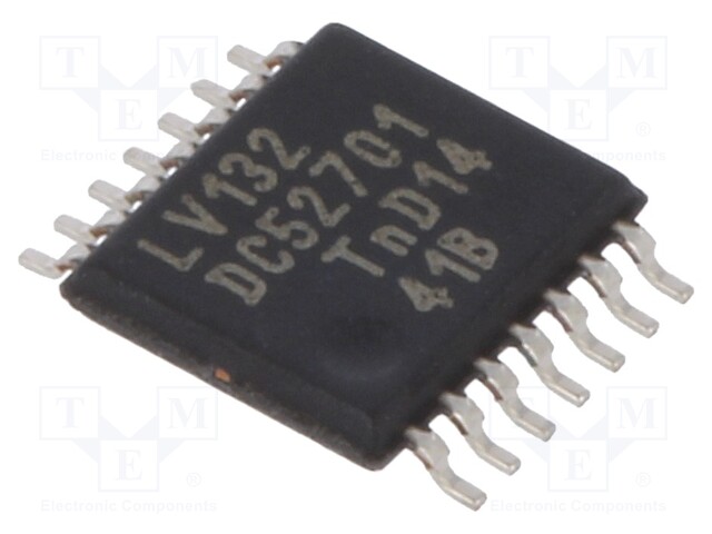 IC: digital; NAND; Channels: 4; IN: 2; SMD; TSSOP14; Series: LV