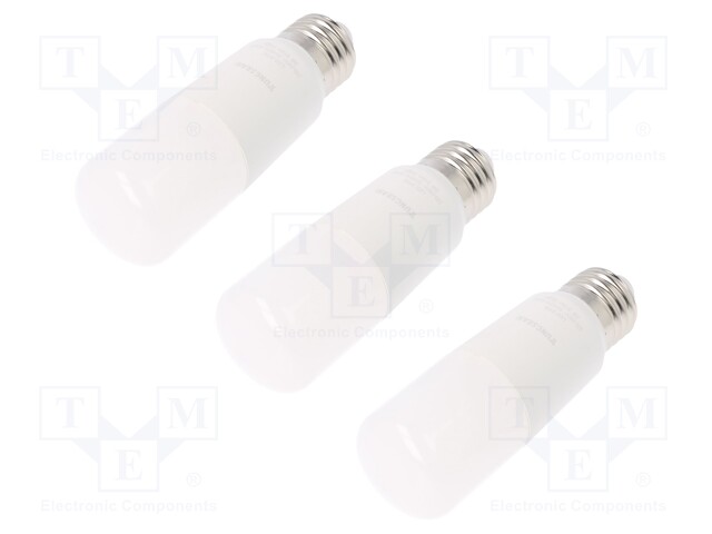 LED lamp; warm white; E27; 220/240VAC; 810lm; 9W; 240°; 3000K