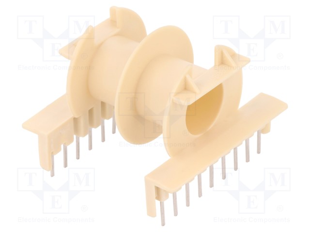 Coilformer: with pins; Mat: plastic; No.of term: 18; Mounting: THT