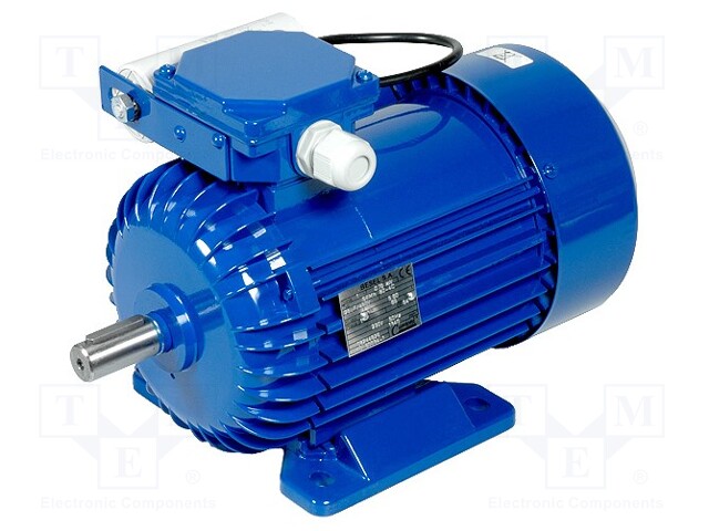 Motor: AC; 1-phase; 750W; 230VAC; 1340rpm; 5.35Nm; 11.4kg; IP54; 5.6A