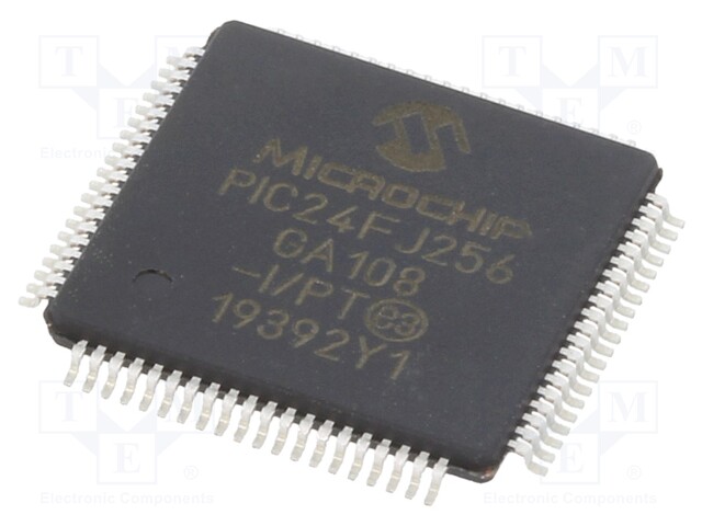 PIC microcontroller; Memory: 256kB; SRAM: 16kB; 32MHz; SMD; TQFP80