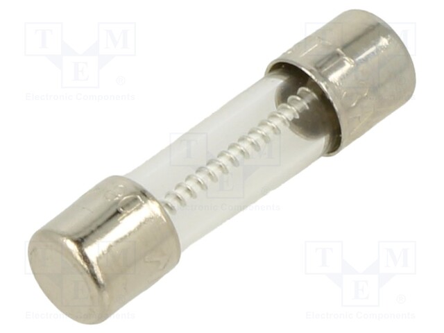 Fuse: fuse; time-lag; 3A; 250VAC; cylindrical; 5x20mm; brass; 5TT