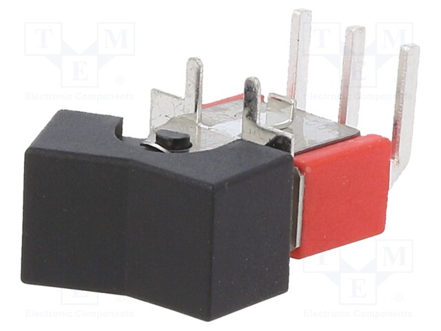 ROCKER SWITCH, SPDT, 5A, 120VAC, 28VDC, BLACK