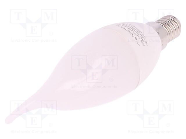 LED lamp; warm white; E14; 230VAC; 556lm; 7W; 160°