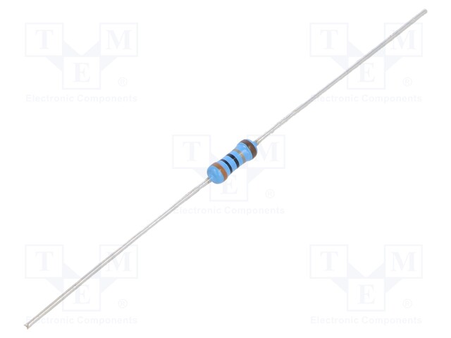 Resistor: thin film; THT; 30Ω; 600mW; ±5%; Ø2.5x6.5mm; 50ppm/°C