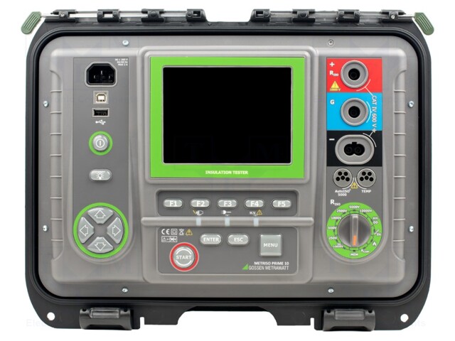 Meter: insulation resistance; LCD 5,6"; 10M÷40TΩ @ 50÷10000V