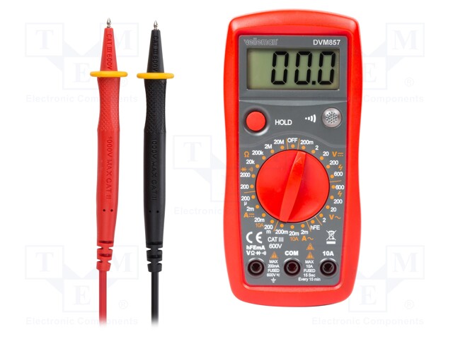 Digital multimeter; LCD 3,5 digit (1999); Diode test: yes