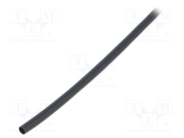 Heat shrink sleeve; flexible; 2: 1; 3.2mm; L: 10m; black