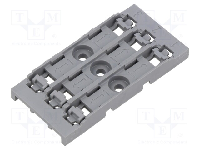 Mounting clamp; 221; for panel mounting; grey