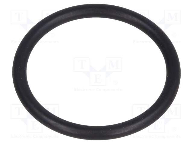 O-ring gasket; NBR; D: 1.8mm; Øint: 17mm; M20; black; -30÷120°C