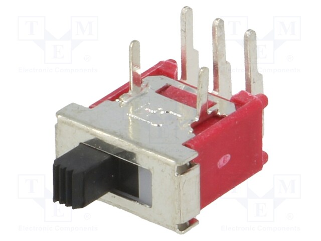 Switch: slide; Pos: 2; SPDT; 1.5A/250VAC; ON-ON; Mounting: THT