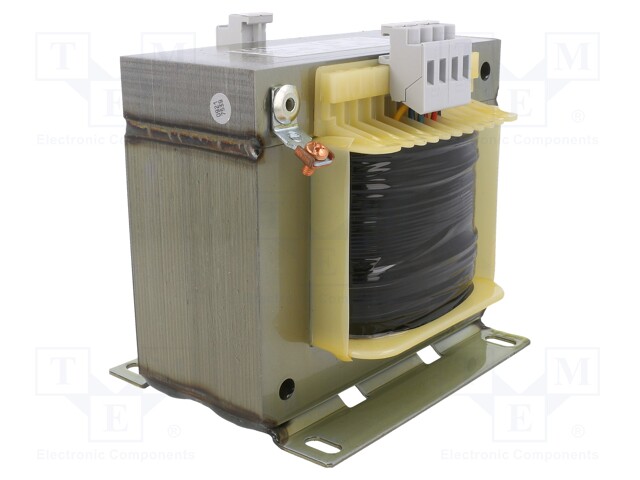 Transformer: mains; 800VA; 400VAC; 230V; Leads: terminal block