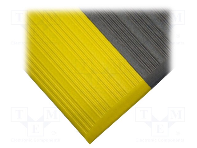 Anti fatigue mat; Width: 0.6m; L: 0.9m; Mat: PVC,foam; Colour: grey