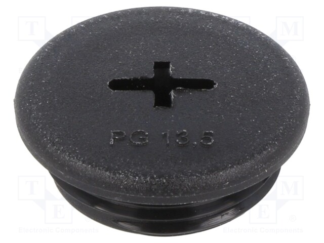 Stopper; PG13,5; Mat: polyamide; black; Pcs: 10