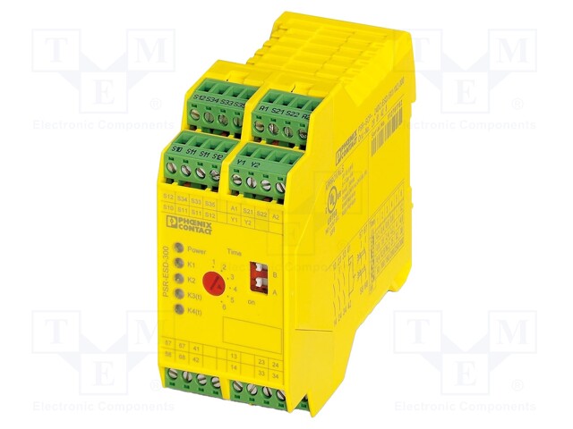 Module: safety relay; 24VDC; IN: 2; for DIN rail mounting; IP20