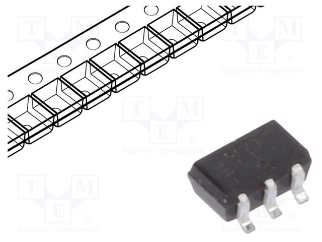 IC: digital; multiplexer; Channels: 1; IN: 2; SMD; SC88; Series: LVC