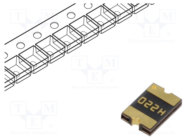 Resettable Fuse, PPTC, 1812 (4532 Metric), PFMF Series, 30 VDC, 200 mA, 400 mA, 0.06 s